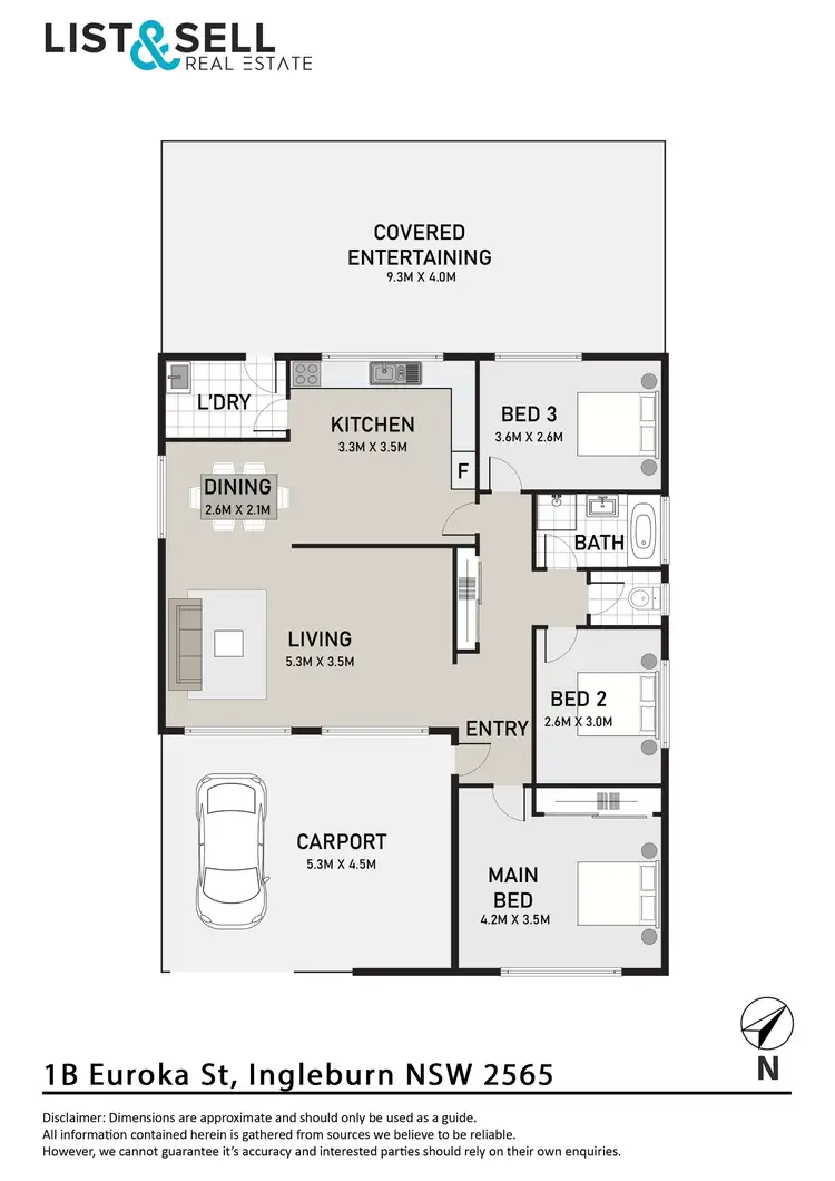 Floorplan of Homely house listing, 1B Euroka Street, Ingleburn NSW 2565