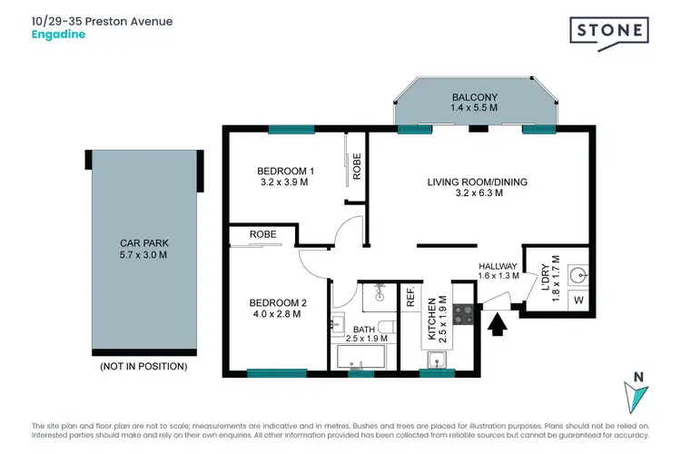 Floorplan of Homely unit listing, 10/29-35 Preston Avenue, Engadine NSW 2233