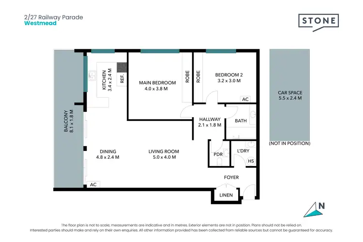 Floorplan of Homely apartment listing, 2/27 Railway Parade, Westmead NSW 2145