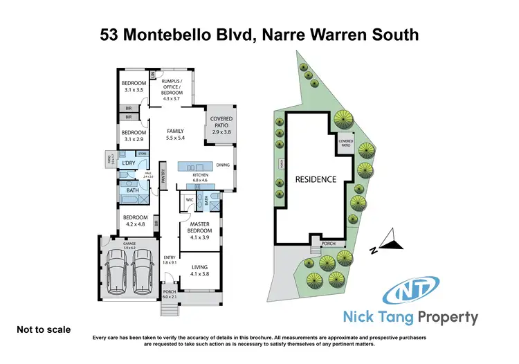 Floorplan of Homely house listing, 53 Montebello Boulevard, Narre Warren South VIC 3805