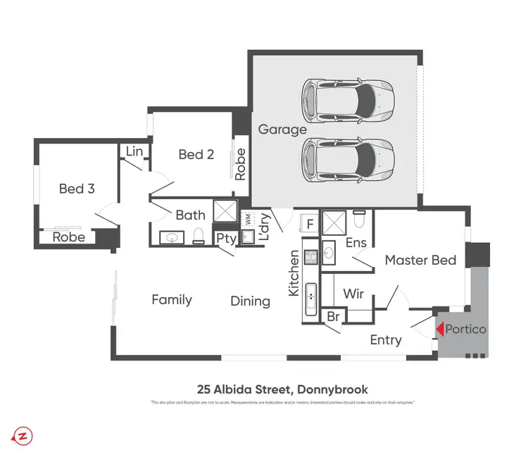 Floorplan of Homely house listing, 25 Albida Street, Donnybrook VIC 3064