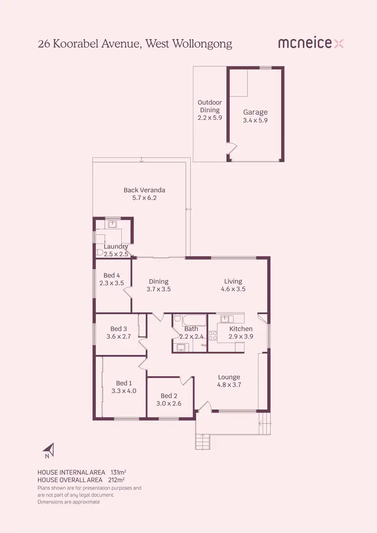 Floorplan of Homely house listing, 26 Koorabel Avenue, West Wollongong NSW 2500