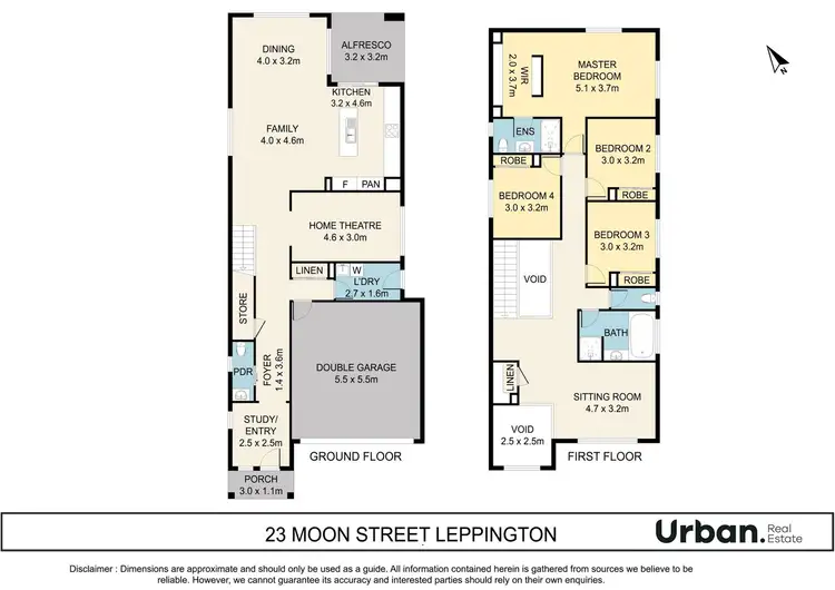 Floorplan of Homely house listing, 23 Moon Street, Leppington NSW 2179