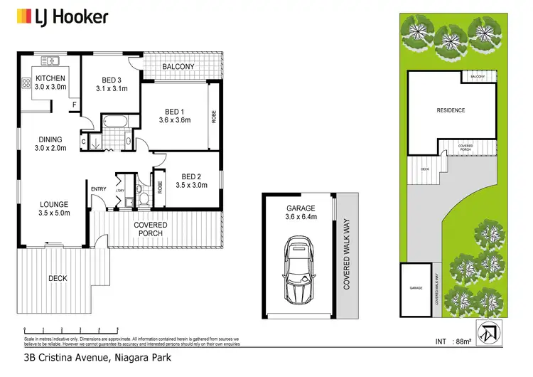 Floorplan of Homely house listing, 3b Cristina Avenue, Niagara Park NSW 2250