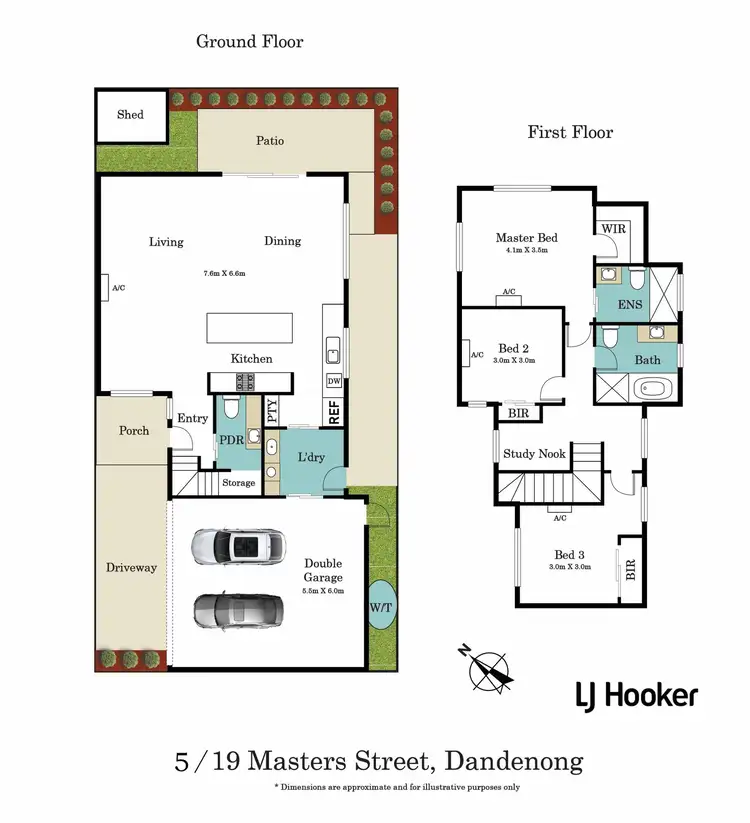 Floorplan of Homely townhouse listing, 5/19 Masters Street, Dandenong VIC 3175
