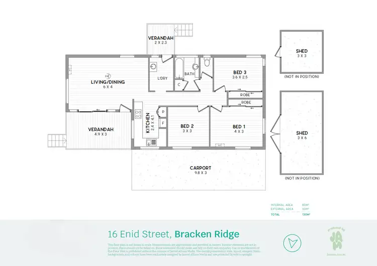 Floorplan of Homely house listing, 16 Enid Street, Bracken Ridge QLD 4017