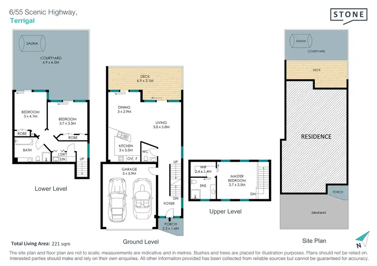 Floorplan of Homely townhouse listing, 6/55-59 Scenic Highway, Terrigal NSW 2260
