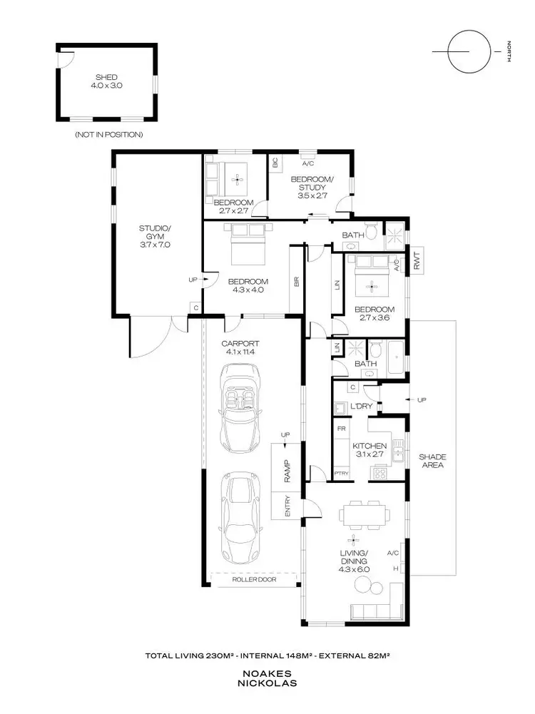 Floorplan of Homely house listing, 5 Indra Terrace, Brighton SA 5048