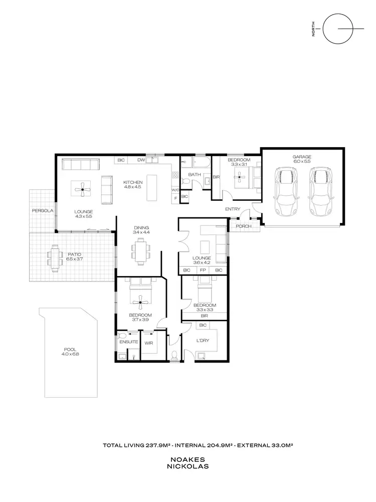Floorplan of Homely house listing, 54A Harrow Road, Somerton Park SA 5044