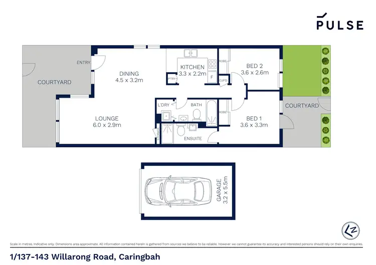 Floorplan of Homely apartment listing, 1/137-143 Willarong Road, Caringbah NSW 2229