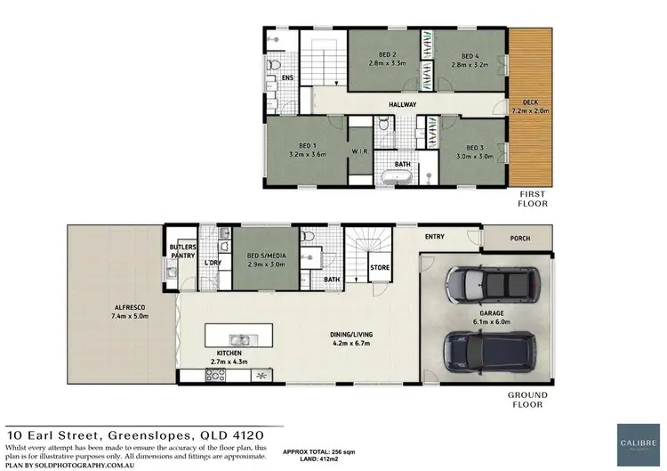 Floorplan of Homely house listing, 10 Earl Street, Greenslopes QLD 4120