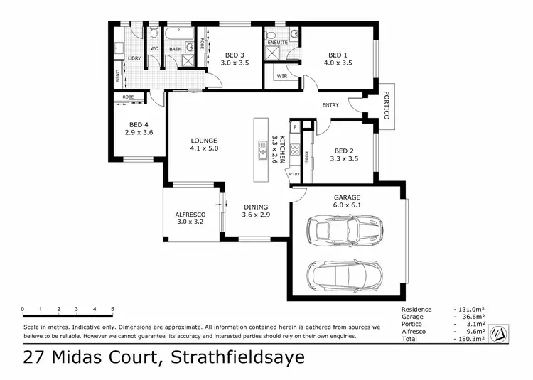 Floorplan of Homely house listing, 27 Midas Court, Strathfieldsaye VIC 3551