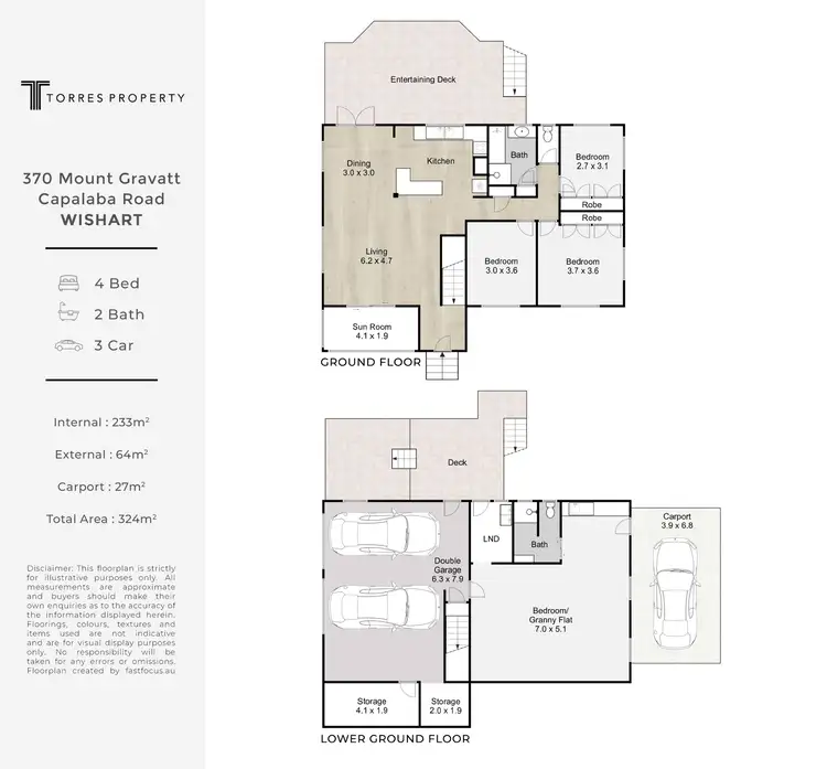 Floorplan of Homely house listing, 370 Mount Gravatt-Capalaba Road, Wishart QLD 4122