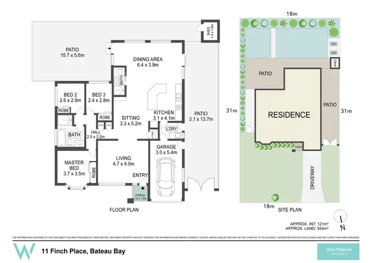 Floorplan of Homely house listing, 11 Finch Place, Bateau Bay NSW 2261