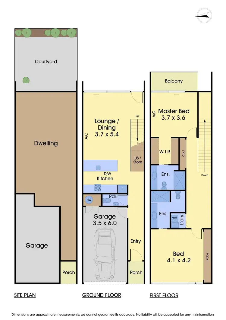 Floorplan of Homely townhouse listing, 16 Sharp Circuit, Mill Park VIC 3082