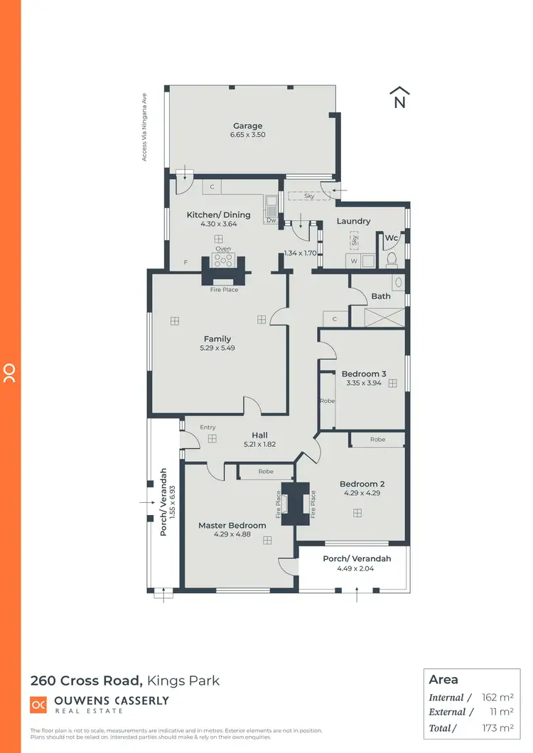 Floorplan of Homely house listing, 260 Cross Road, Kings Park SA 5034