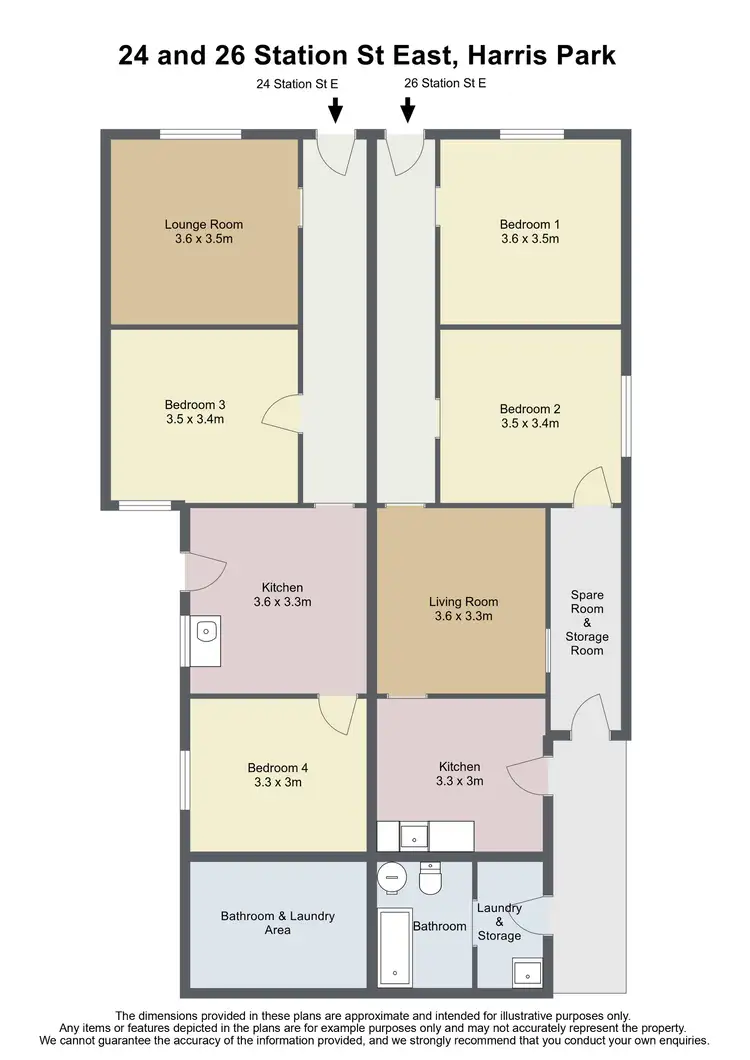 Floorplan of Homely house listing, 24 - 26 Station Street East, Harris Park NSW 2150