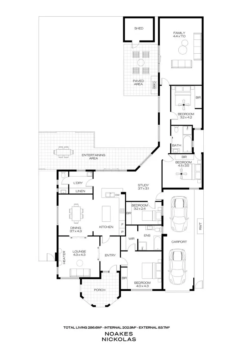Floorplan of Homely house listing, 6 Naldera Street, Glandore SA 5037