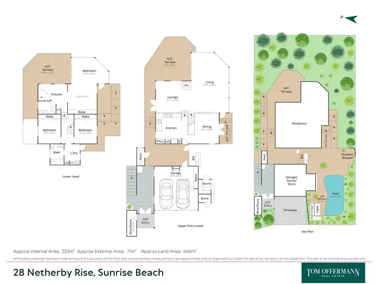 Floorplan of Homely house listing, 28 Netherby Rise, Sunrise Beach QLD 4567