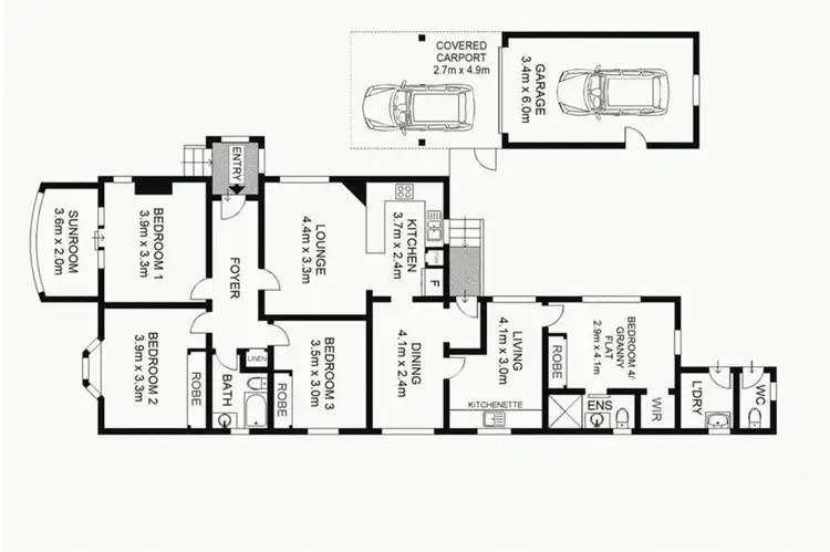Floorplan of Homely house listing, 4 Moir Avenue, Northmead NSW 2152