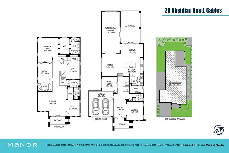 Floorplan of Homely house listing, 20 Obsidian Road (Gables), Box Hill NSW 2765