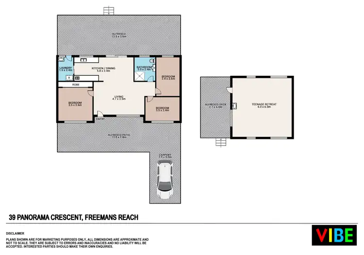 Floorplan of Homely house listing, 39 Panorama Crescent, Freemans Reach NSW 2756