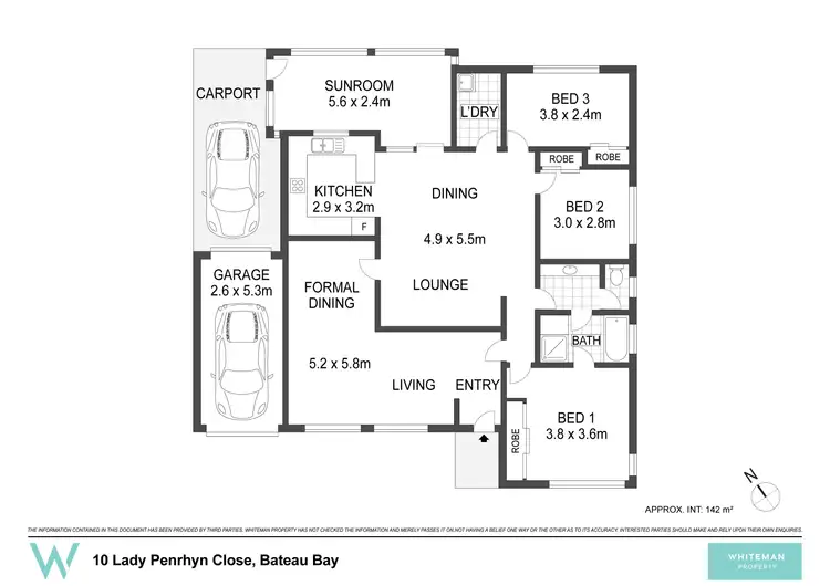 Floorplan of Homely house listing, 10 Lady Penrhyn Close, Bateau Bay NSW 2261