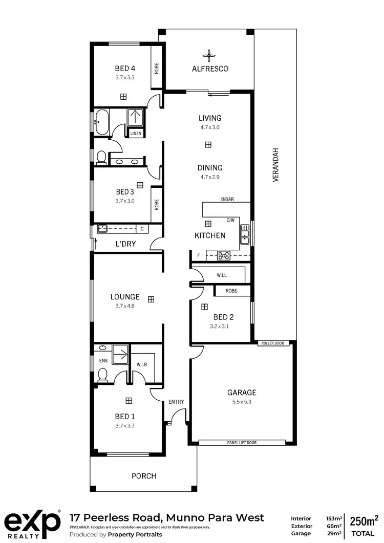 Floorplan of Homely house listing, 17 Peerless Road, Munno Para West SA 5115