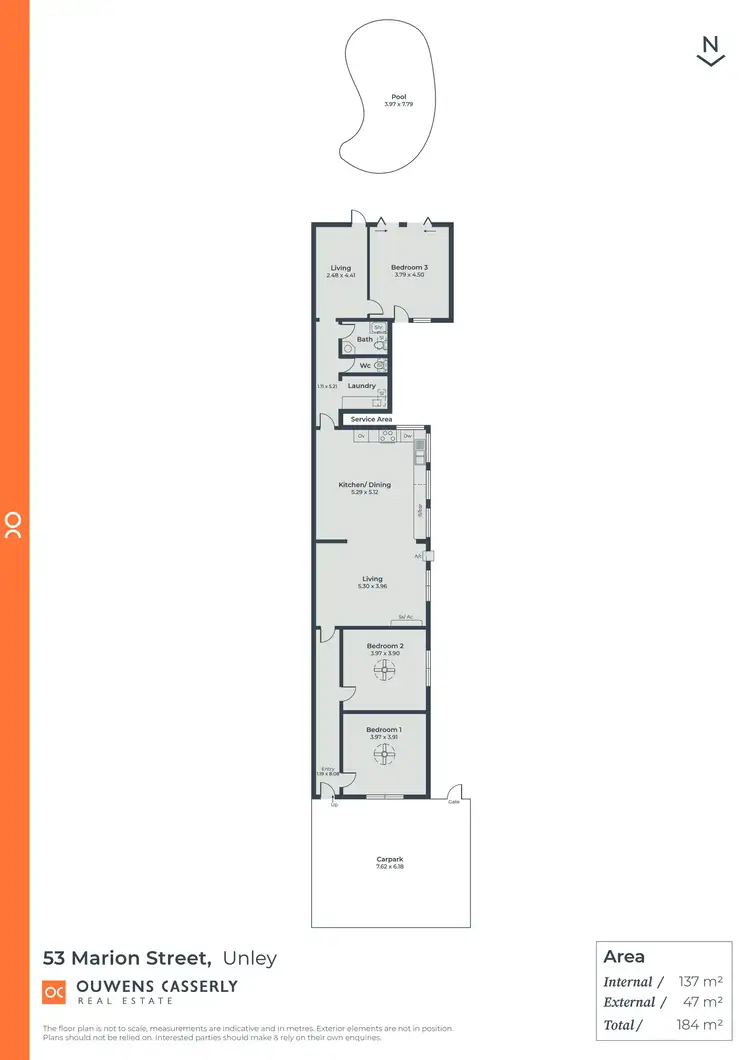 Floorplan of Homely house listing, 53 Marion Street, Unley SA 5061