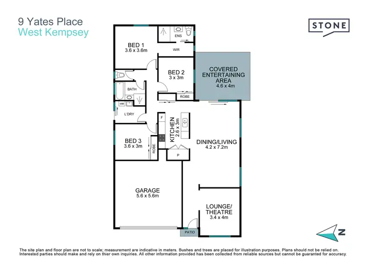 Floorplan of Homely house listing, 9 Yates Place, West Kempsey NSW 2440