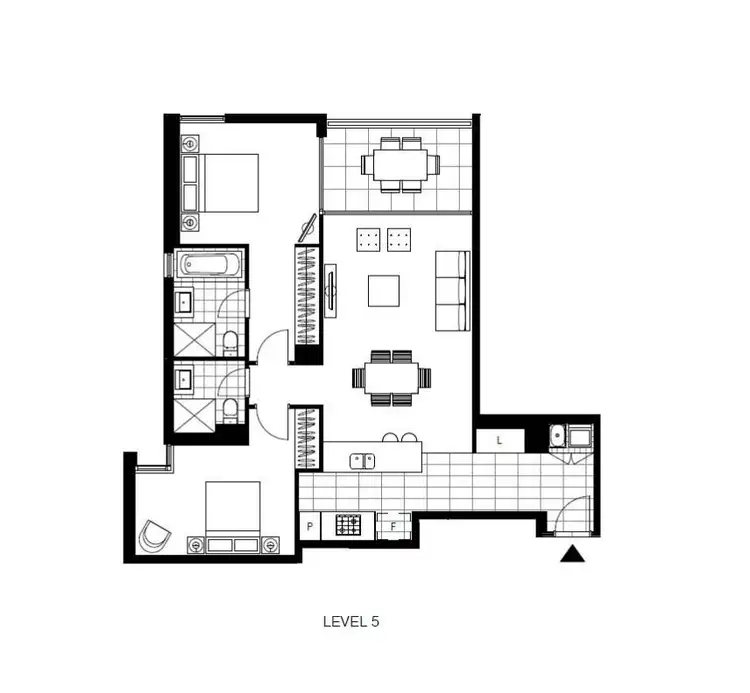 Floorplan of Homely apartment listing, 3503/21 Scotman Street, Glebe NSW 2037