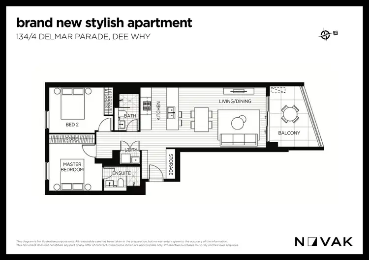 Floorplan of Homely apartment listing, 134/4 Delmar Parade, Dee Why NSW 2099