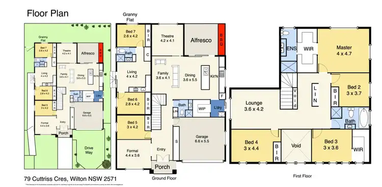 Floorplan of Homely house listing, 79 Cuttriss Crescent, Wilton NSW 2571