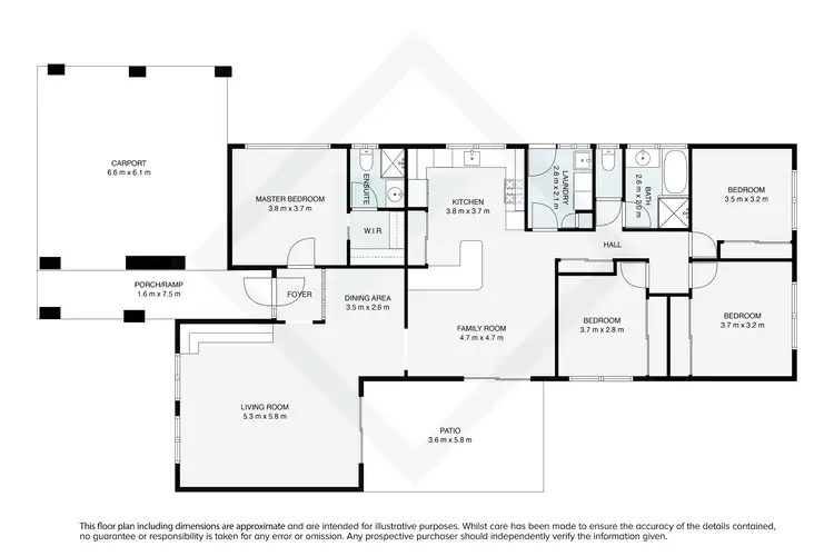 Floorplan of Homely house listing, 8 Huon Creek Road, Wodonga VIC 3690