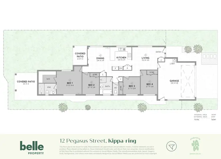 Floorplan of Homely house listing, 12 Pegasus Street, Kippa-ring QLD 4021