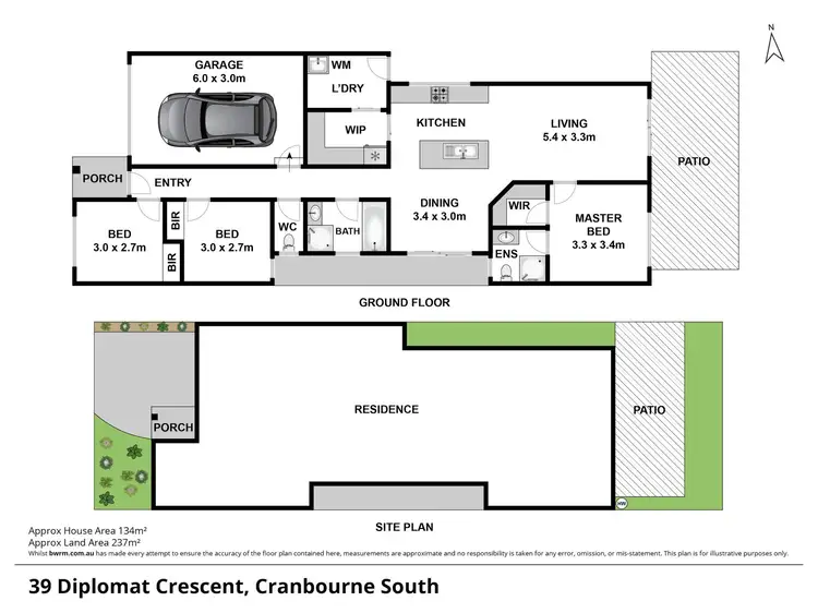 Floorplan of Homely house listing, 39 Diplomat Crescent, Cranbourne South VIC 3977