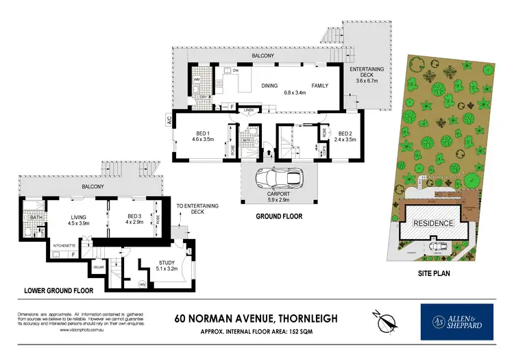 Floorplan of Homely house listing, 60 Norman Avenue, Thornleigh NSW 2120