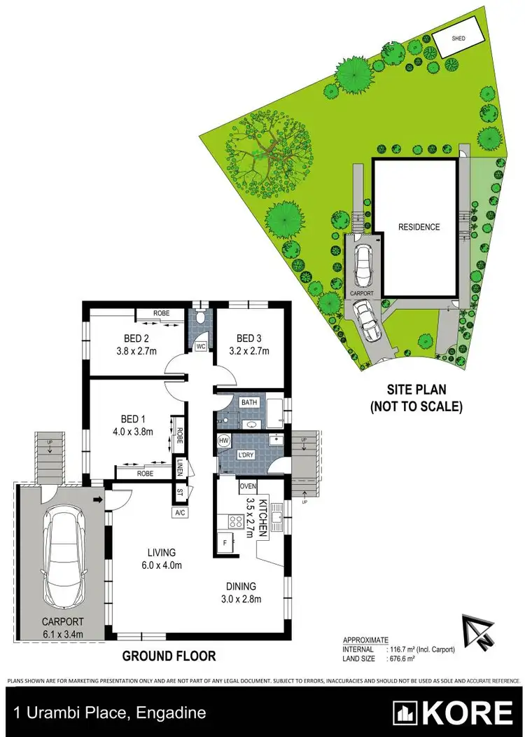 Floorplan of Homely house listing, 1 Urambi Place, Engadine NSW 2233