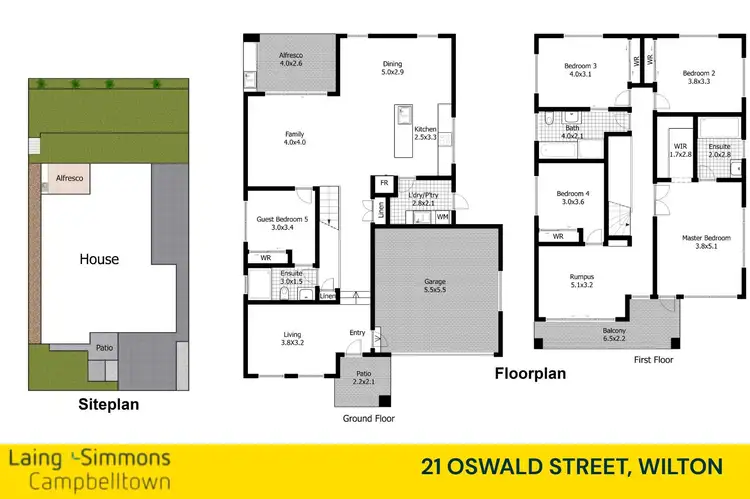 Floorplan of Homely house listing, 21 Oswald Street, Wilton NSW 2571