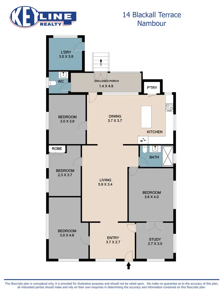 Floorplan of Homely house listing, 14 Blackall Terrace, Nambour QLD 4560