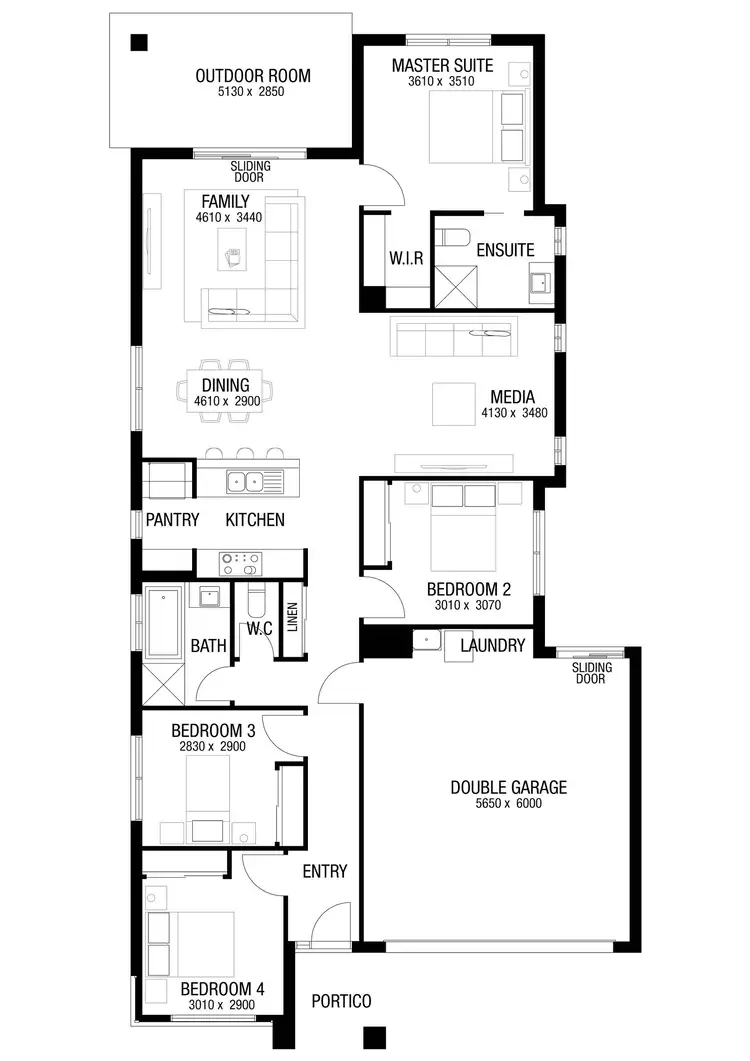 Floorplan of Homely house listing, 1 Address Available On Request, Beaudesert QLD 4285