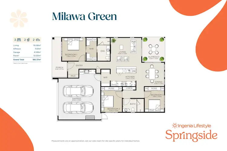 Floorplan of Homely house listing, Milawa/49 Lithgow Street, Beveridge VIC 3753