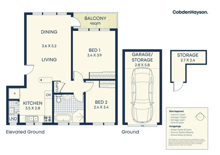 Floorplan of Homely apartment listing, 15/16 Wolseley Street, Drummoyne NSW 2047