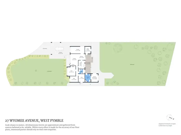 Floorplan of Homely house listing, 27 Wyomee Avenue, West Pymble NSW 2073