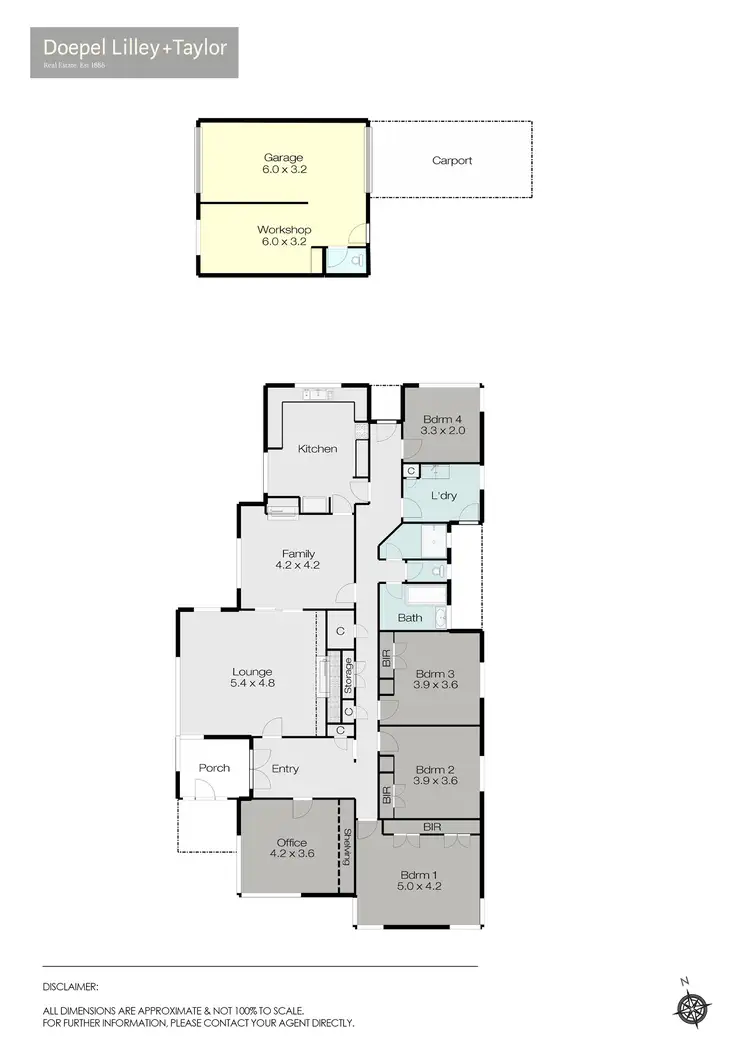Floorplan of Homely house listing, 110 MacArthur Street, Soldiers Hill VIC 3350