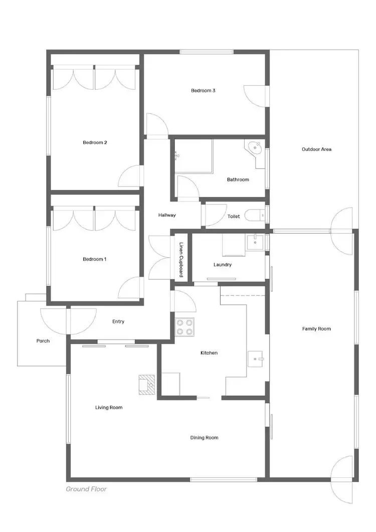 Floorplan of Homely house listing, 6 Woodiwiss Avenue, Cobar NSW 2835