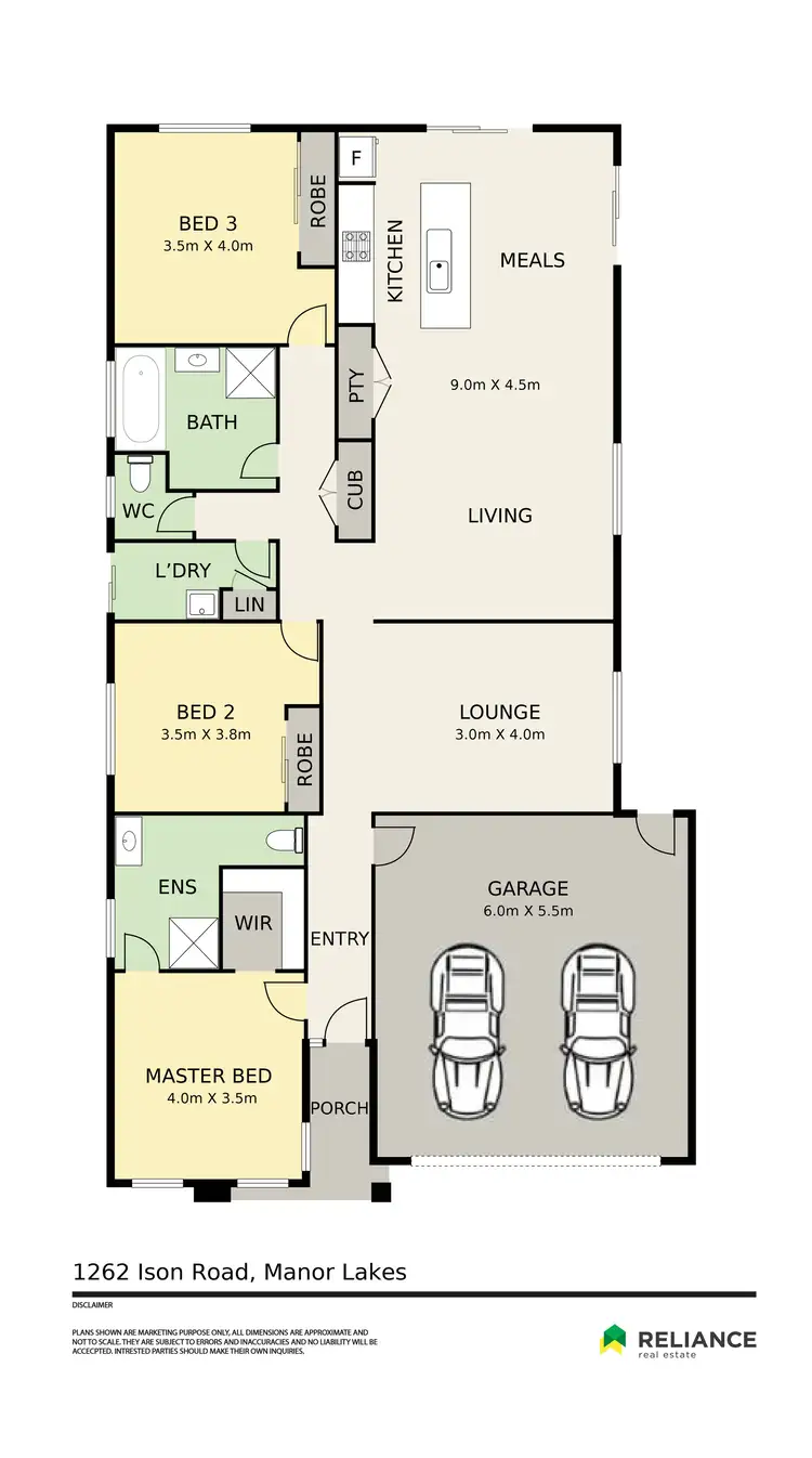 Floorplan of Homely house listing, 1262 Ison Road, Wyndham Vale VIC 3024
