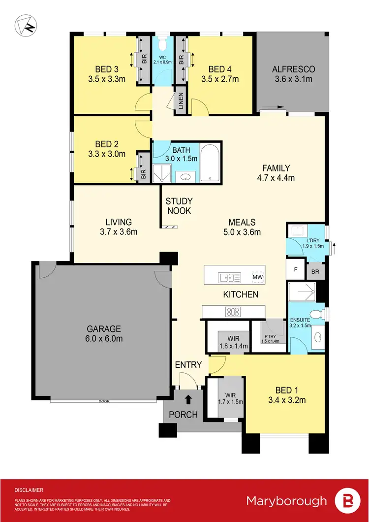 Floorplan of Homely house listing, 38 Whirrakee Drive, Maryborough VIC 3465