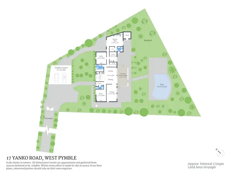 Floorplan of Homely house listing, 17 Yanko Road, West Pymble NSW 2073