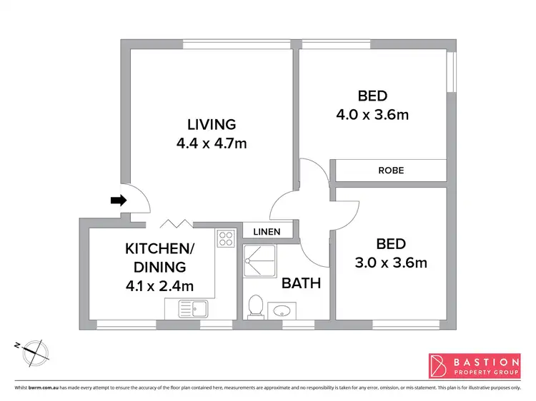 Floorplan of Homely apartment listing, 13/143 Carruthers Street, Curtin ACT 2605